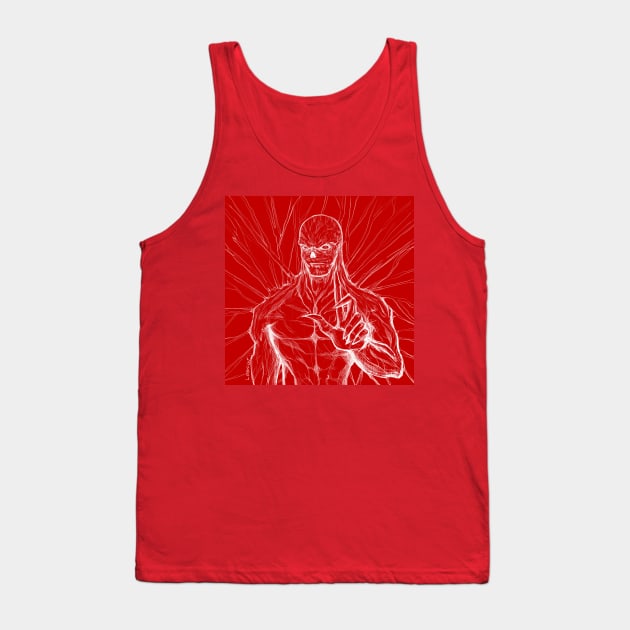 the hellfire vecna monster in dark universe in red Tank Top by jorge_lebeau